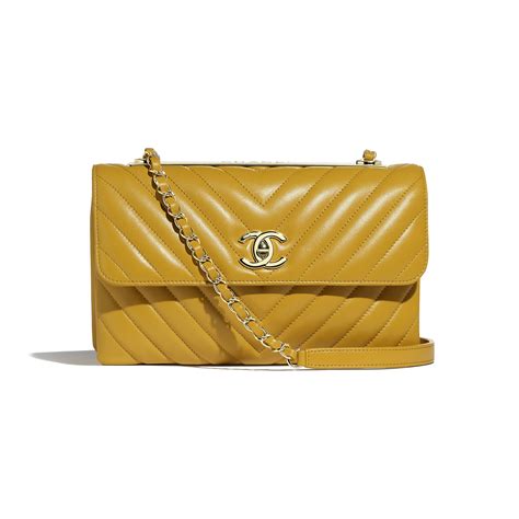 chanel yellow mini flap bag|Flap Bags .